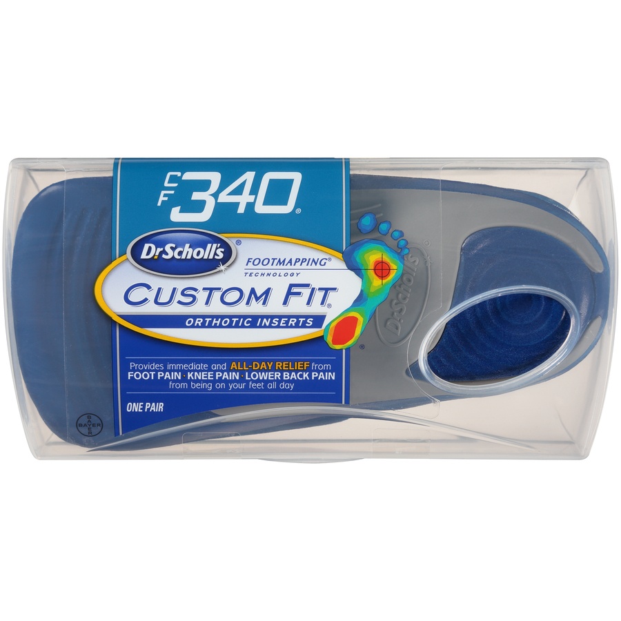 slide 1 of 1, Dr. Scholl's Custom Fit Cf340 Orthotic Inserts, 1 pair