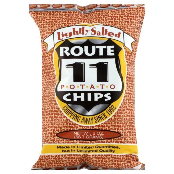 slide 1 of 1, Route 11 Lightly Salted Potato Chips, 2 oz