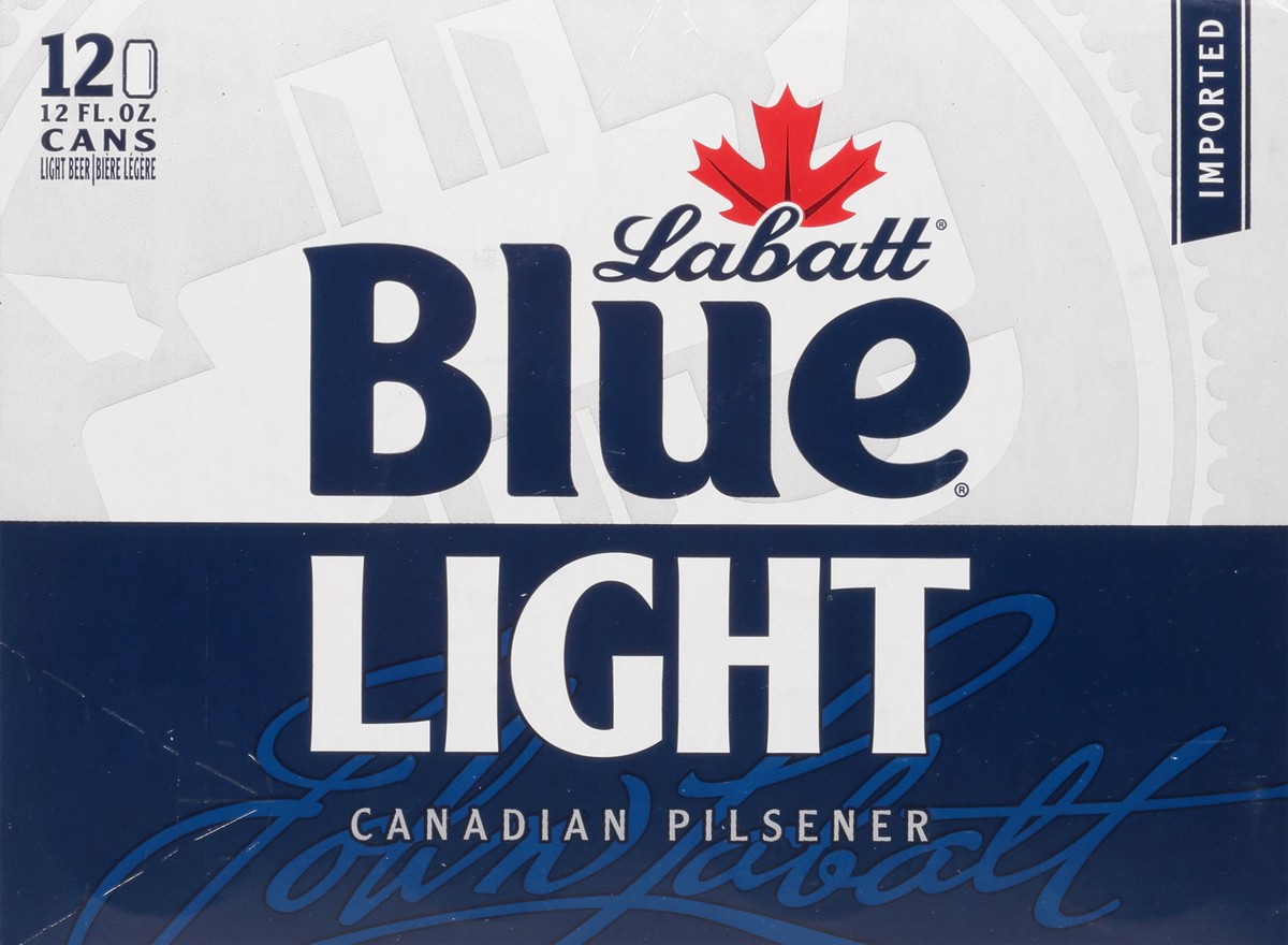 slide 10 of 12, Labatt Blue Imported Canadian Pilsner Light Beer 12 - 12 fl oz Cans, 12 ct