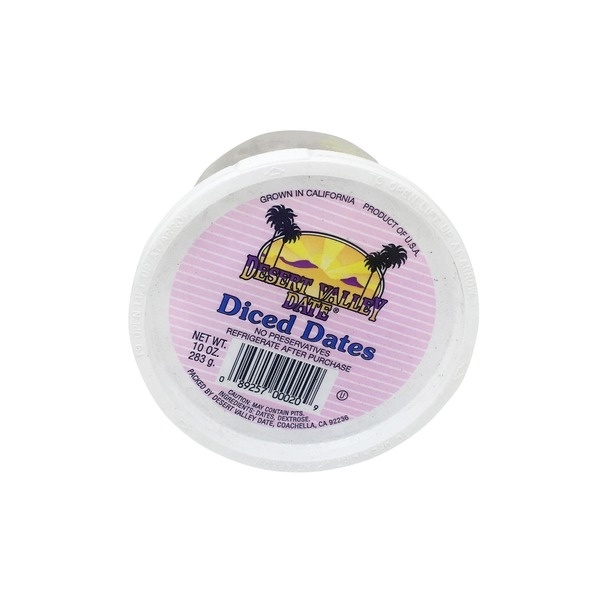 slide 1 of 1, Desert Valley Diced Dates, 1 ct