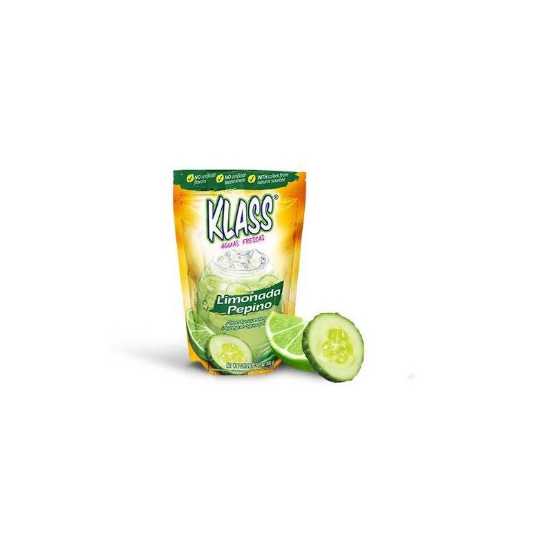 slide 2 of 3, KLASS Aguas Frescas Cucumber Limeade- 14.1 oz, 14.1 oz