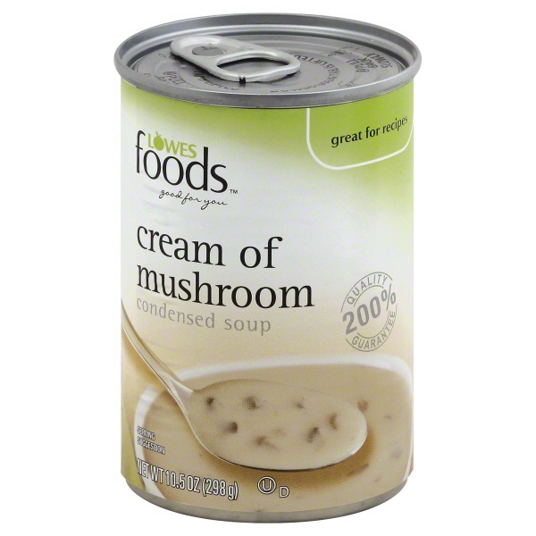 slide 1 of 1, Lowes Foods Condensed Soup Cream Of Mushroom, 10.75 oz