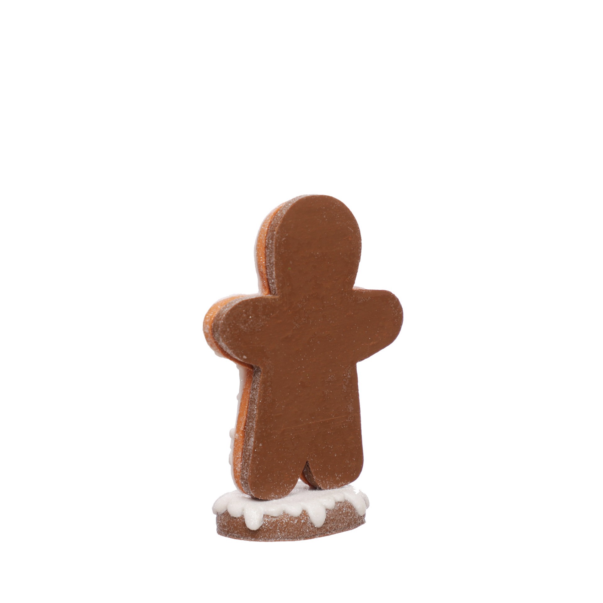 slide 3 of 3, 4.75" Frosted Gingerbread Man Clay Tabletop Decor By Ashland, 3.13 in x 1.63 in x 4.75 in