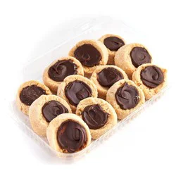 Market District Thumbprint Cookies, Peanut Butter, 12 Count