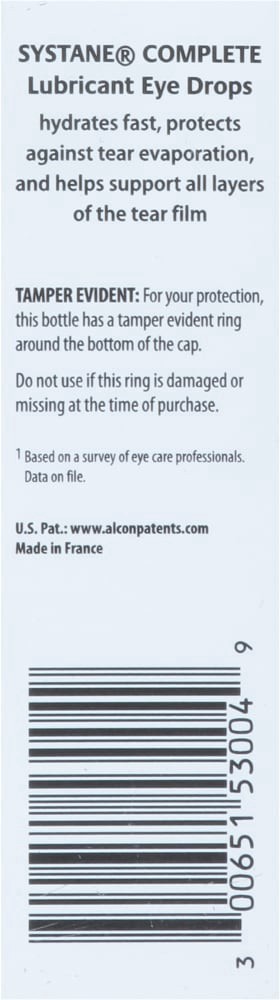 slide 3 of 4, Systane Complete Preservative-Free Lubricant Eye Drops, 30 Ct Vials, 30 ct
