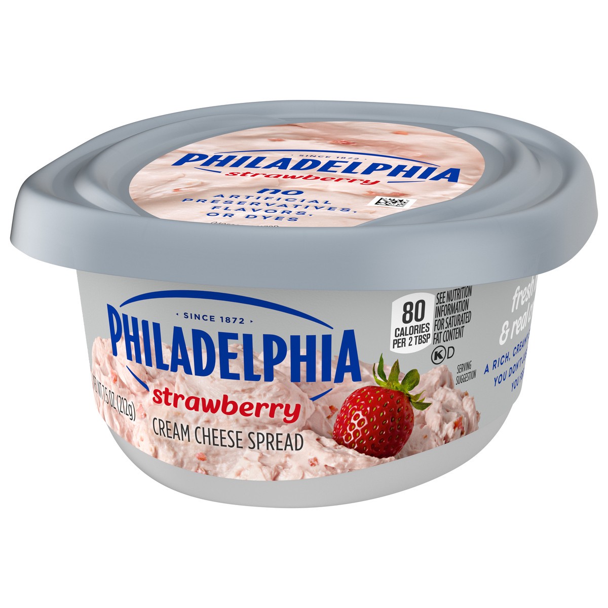 slide 9 of 9, Philadelphia Strawberry Cream Cheese Spread, 7.5 oz Tub, 7.5 oz