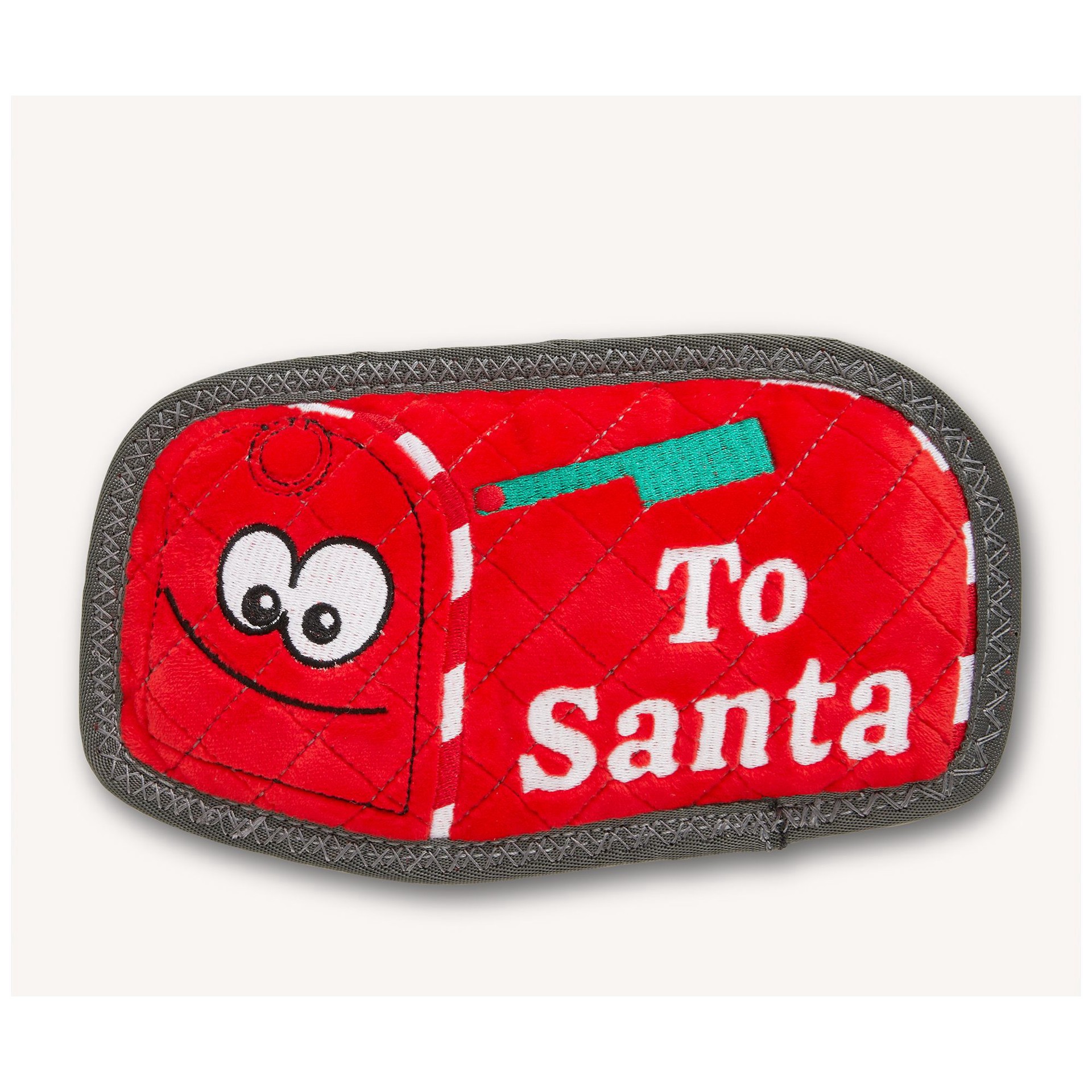 slide 1 of 1, Joyhound Rip Roarin' Tough Holiday To Santa" Mailbox Dog Toy - Squeaker", 1 ct