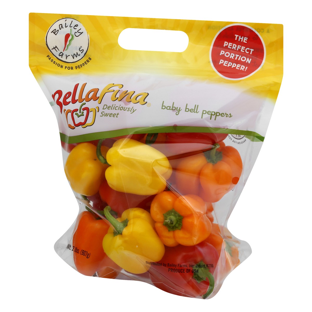 slide 9 of 9, Bailey Farms BellaFina Baby Bell Peppers, 2 lb