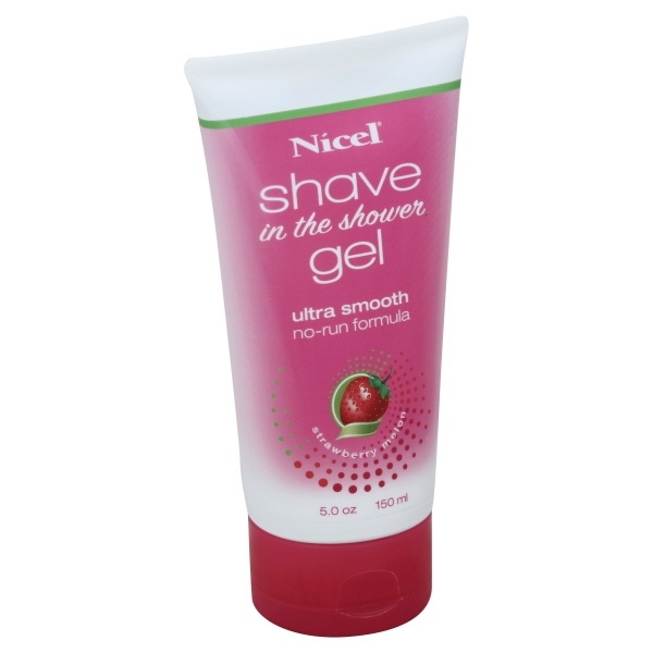 slide 1 of 1, Nicel Shave in the Shower Strawberry Melon Gel, 5 oz