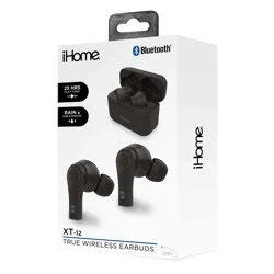 iHome Black True Wireless Earbuds