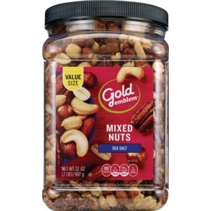 slide 1 of 1, CVS Gold Emblem Ge Mix Nut W Pnut, 32 oz