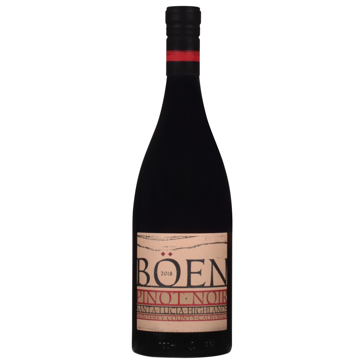 slide 9 of 11, Boen Santa Lucia Highlands Pinot Noir 750 ml Bottle, 750 ml