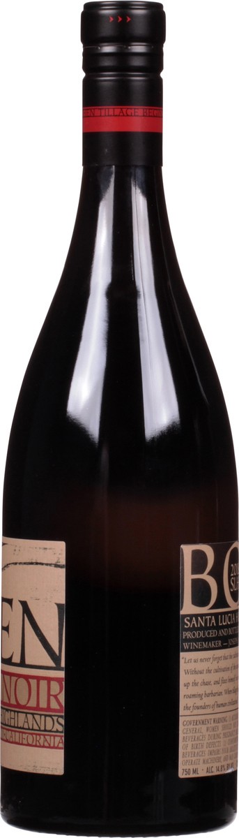 slide 5 of 11, Boen Santa Lucia Highlands Pinot Noir 750 ml Bottle, 750 ml