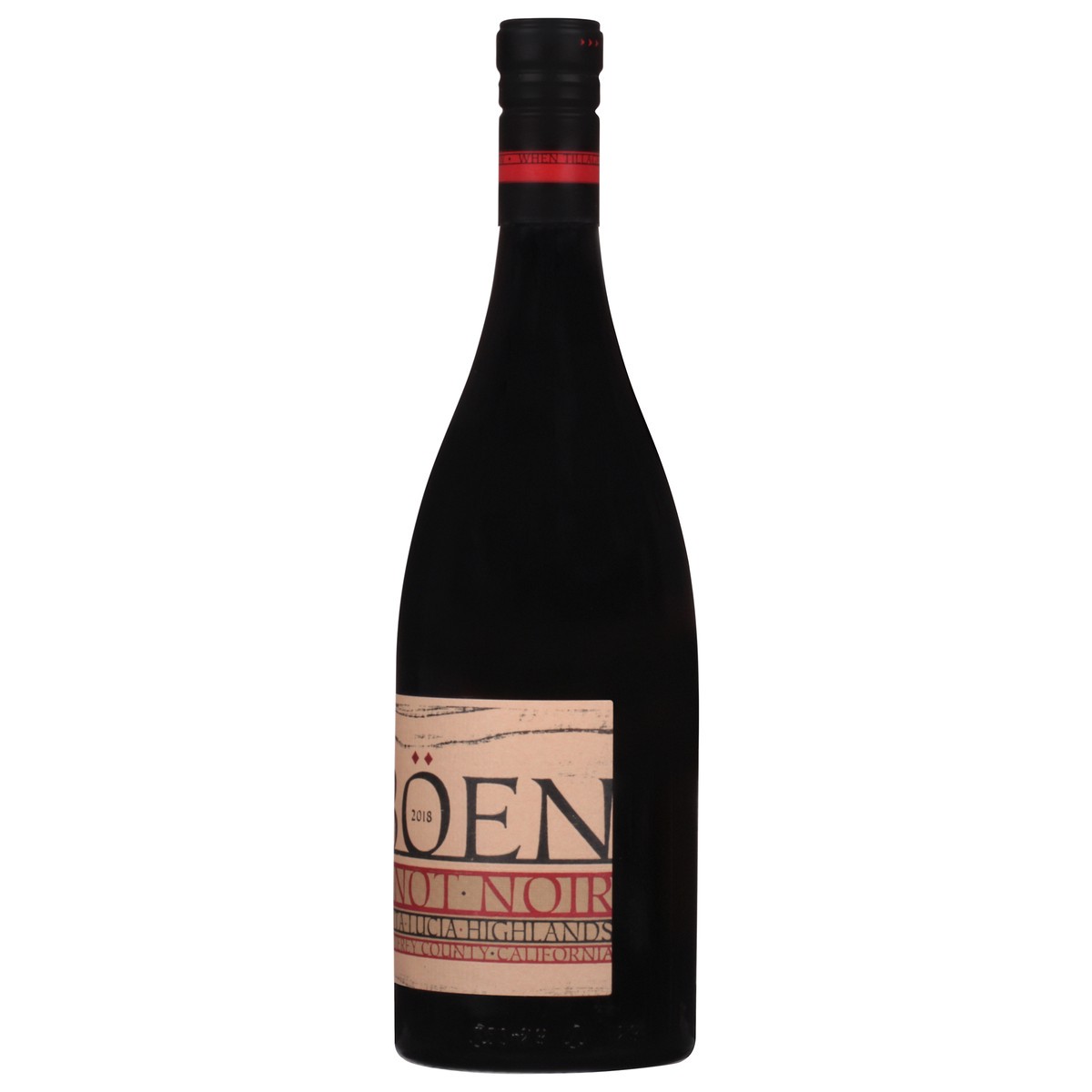 slide 10 of 11, Boen Santa Lucia Highlands Pinot Noir 750 ml Bottle, 750 ml