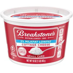 Breakstone's Cottage Cheese, Small Curd, 2% Milkfat, Lowfat