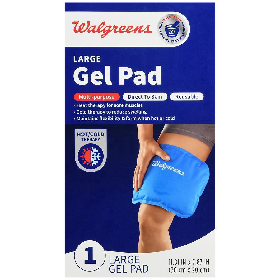 slide 2 of 5, Walgreens Reusable Hot and Cold Gel Pad, 1 ct