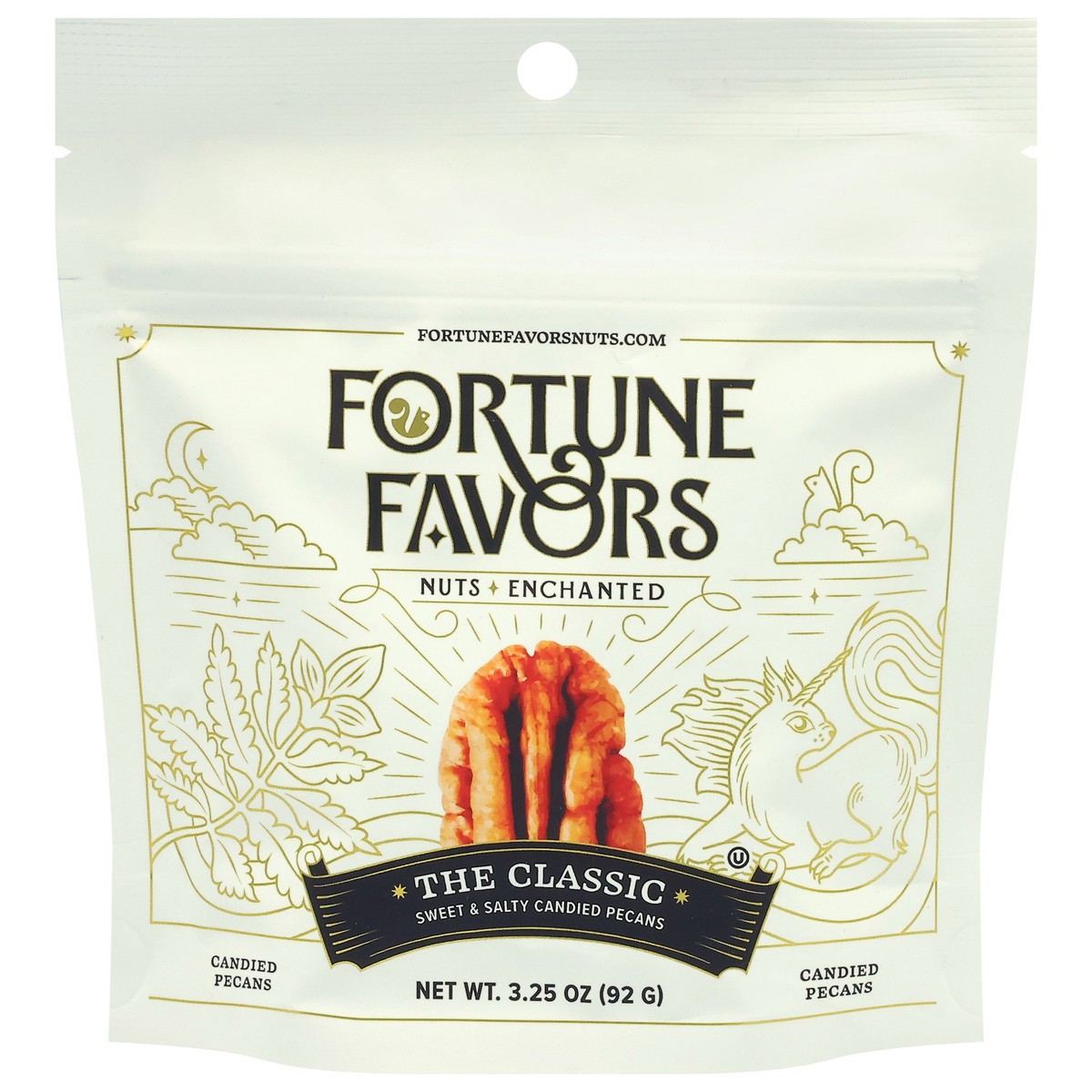 slide 1 of 14, Fortune Favors Sweet & Salty The Classic Candied Pecans 3.25 oz, 3.25 oz