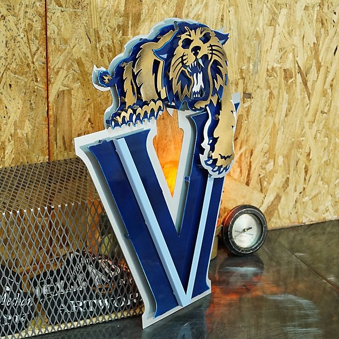 slide 3 of 6, NCAA Villanova University Mascot Hex Head Art Work, 1 ct