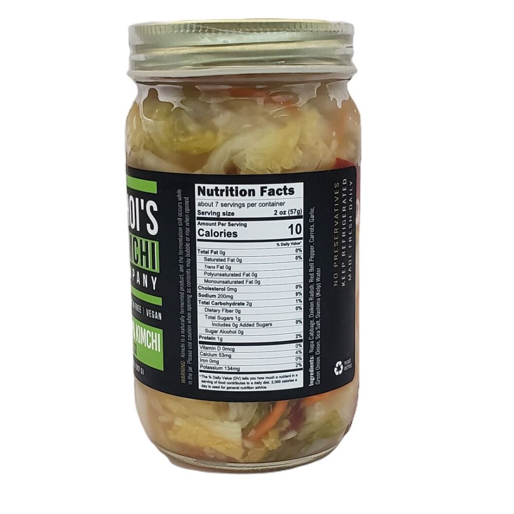slide 2 of 3, Choi's Kimchi Co White Napa Kimchi, 14 oz