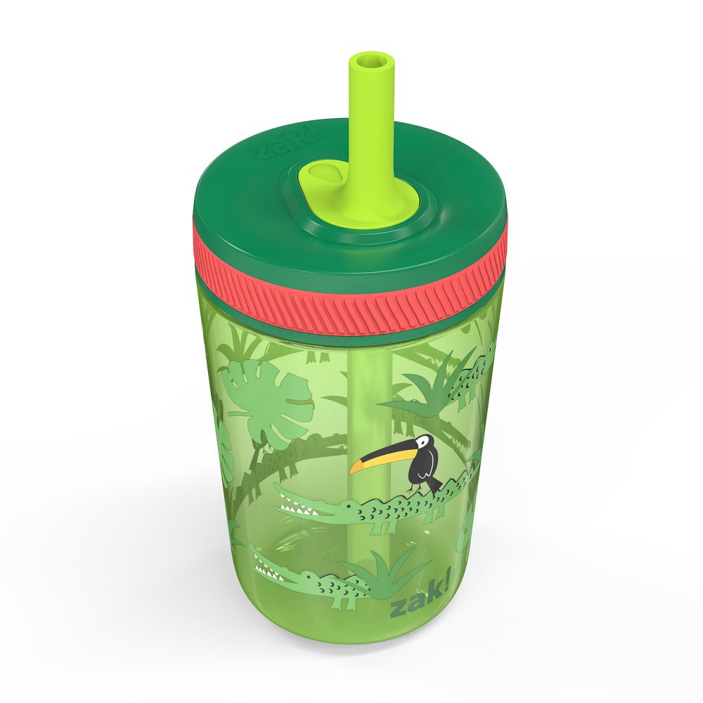 slide 3 of 3, Jungle Joy Antimicrobial Single Wall Leakproof Straw Kelso Tumbler, 15 oz