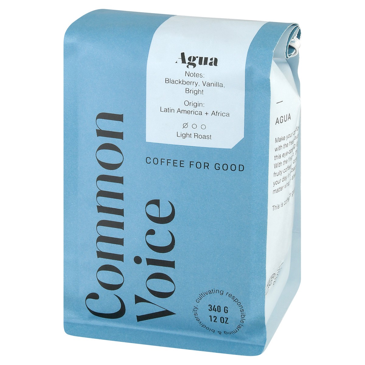 slide 2 of 12, Common Voice Light Roast Agua Coffee - 12 oz, 12.1 ct