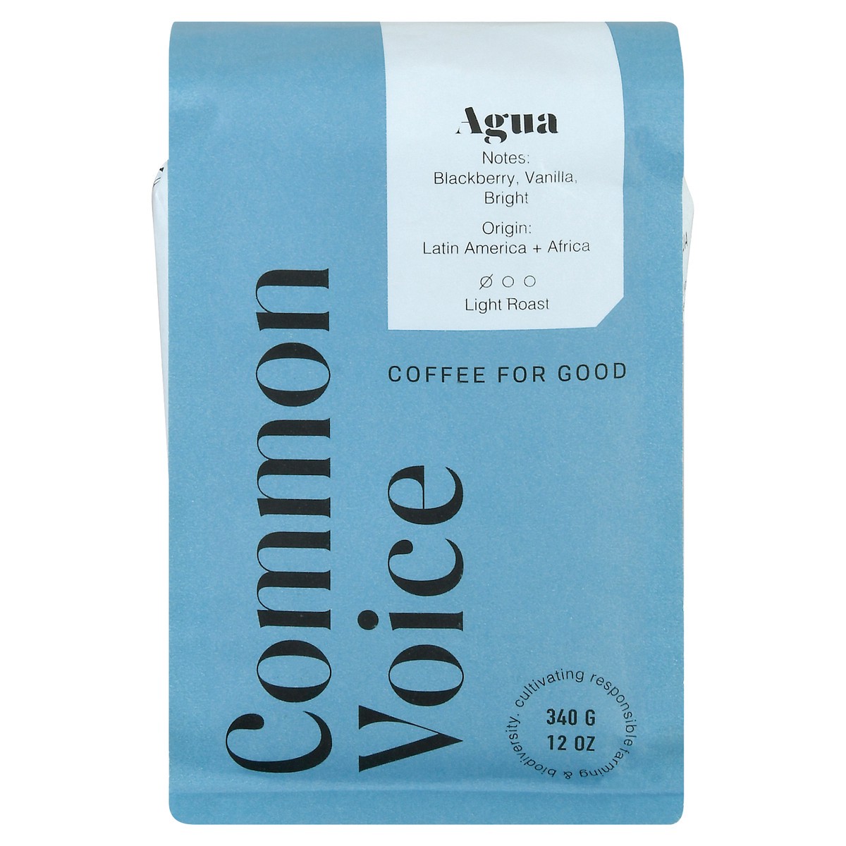 slide 8 of 12, Common Voice Light Roast Agua Coffee - 12 oz, 12.1 ct