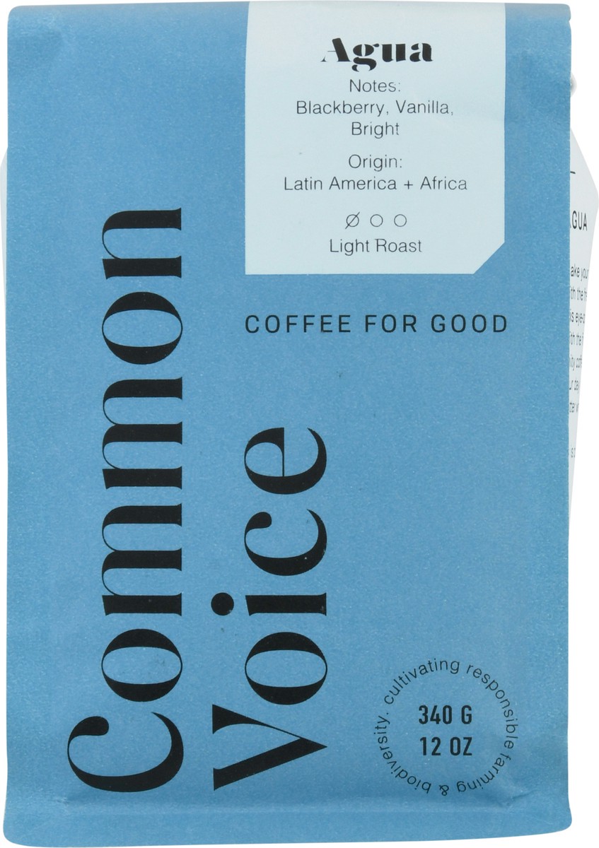 slide 9 of 12, Common Voice Light Roast Agua Coffee - 12 oz, 12.1 ct
