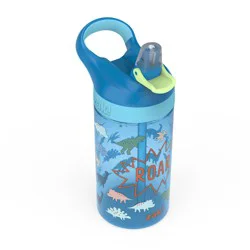 Zak! Designs Designs Everyday Smiles 16 oz Leak-Proof Dinomite PP Atlantic Bottle