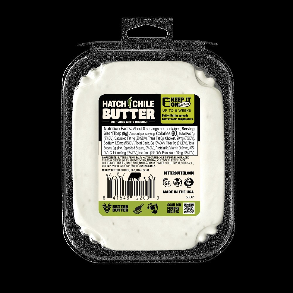 slide 2 of 2, Better Butter Hatch Chile Butter With Spices, 3 oz