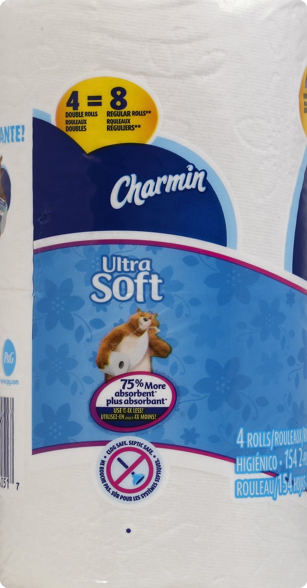 slide 3 of 5, Charmin Bathroom Tissue 4 ea, 4 ct