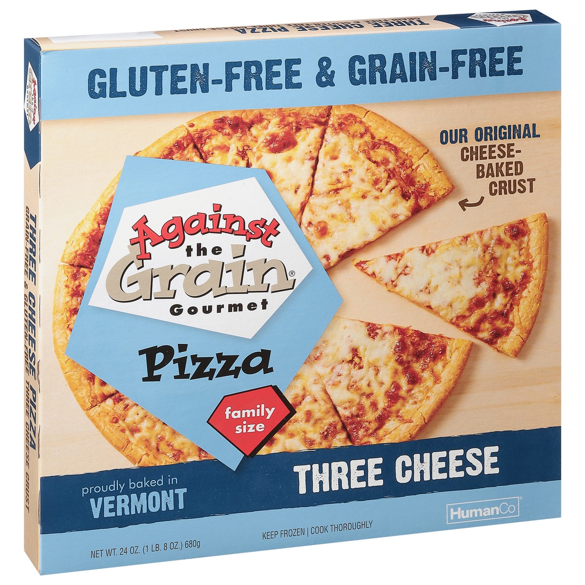 slide 2 of 9, Against The Grain Gourmet Pizza Gluten Free Frozen - 24 Oz, 24 oz