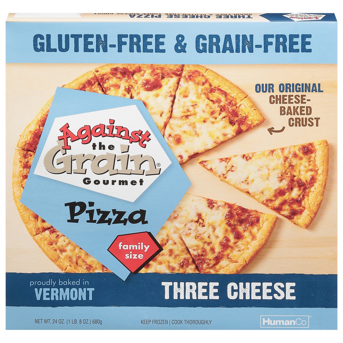 slide 1 of 9, Against The Grain Gourmet Pizza Gluten Free Frozen - 24 Oz, 24 oz