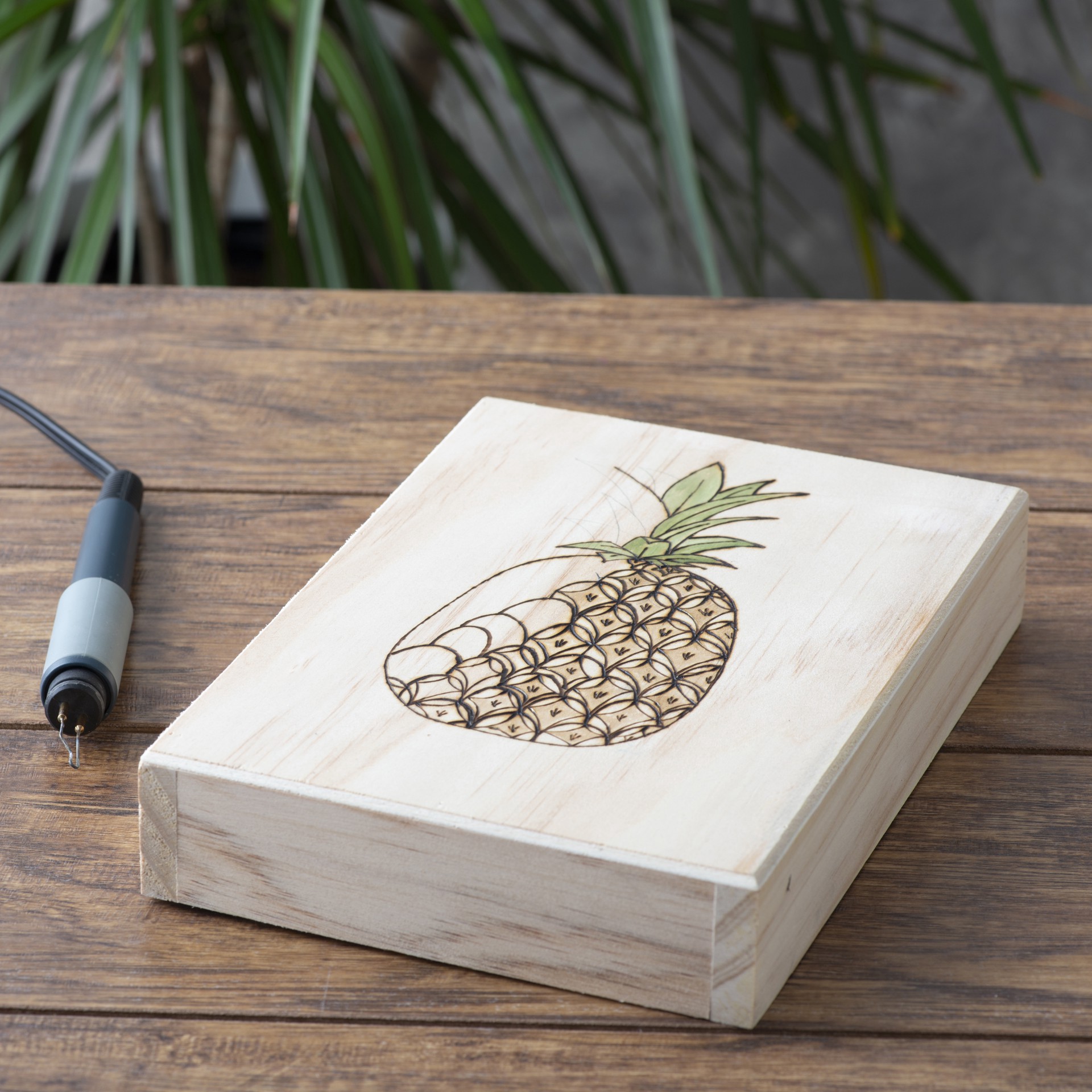 slide 2 of 4, Wood Plaque By Make Market, 9.05 in x 6.1 in x 1.57 in