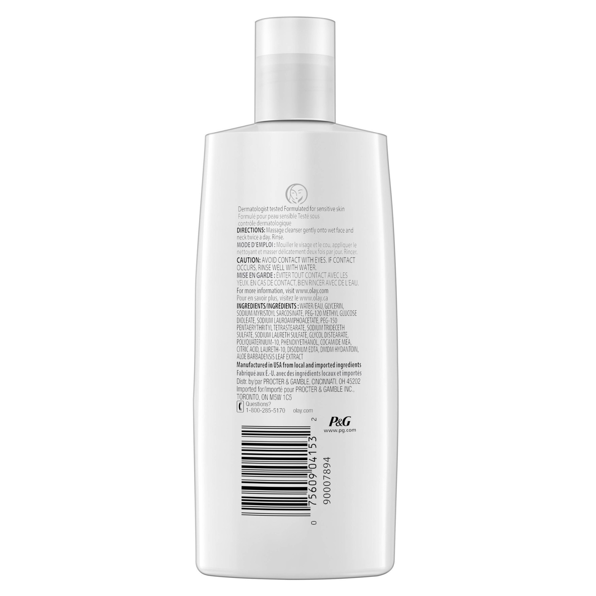 slide 2 of 7, Olay Cleanse Gentle Foaming Face Cleanser, 6.7 fl oz, 200 ml