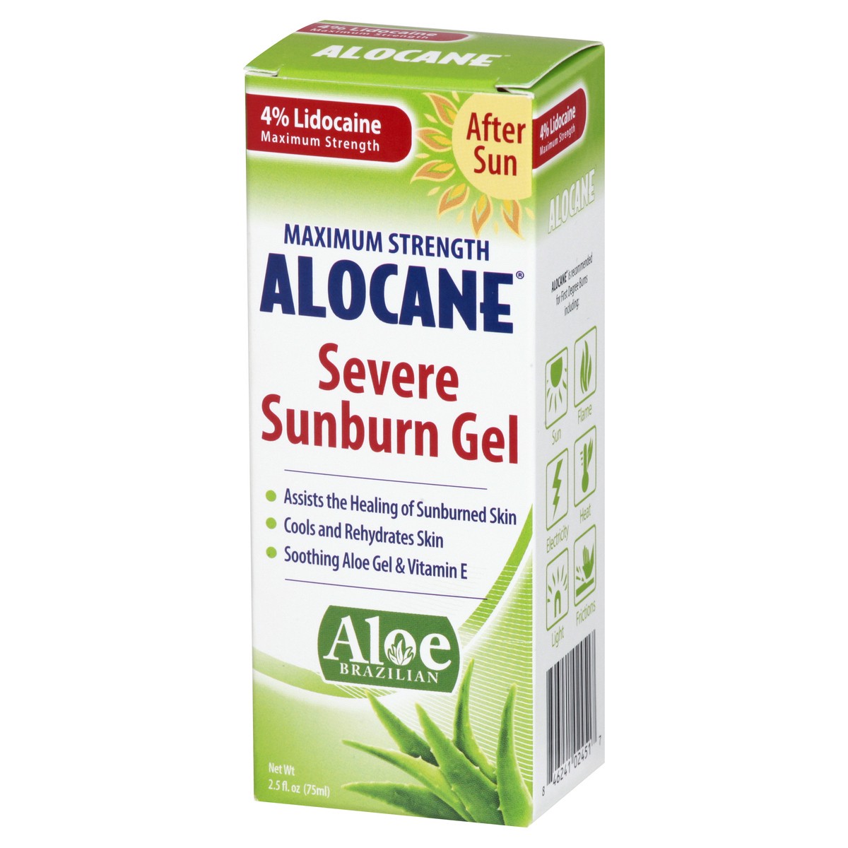 slide 8 of 11, Alocane Maximum Strength Severe Sunburn Gel, 2.5 fl oz