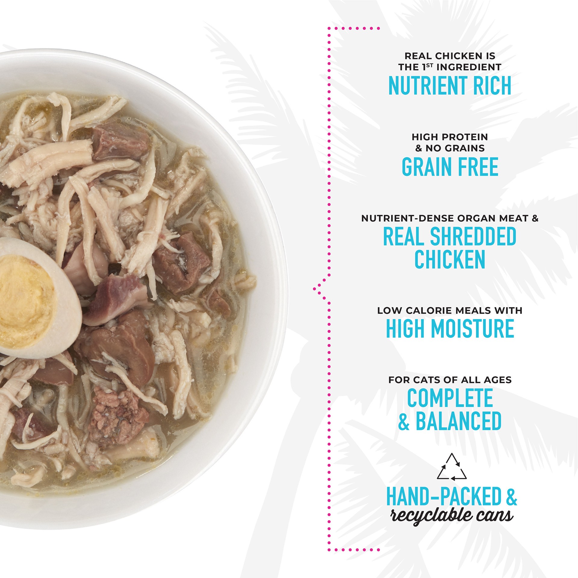 slide 4 of 7, Tiki Cat After Dark Whole Foods Wet Cat Food, Chicken & Quail Egg, 5.5 oz. Can (8 Count), 5.5 oz