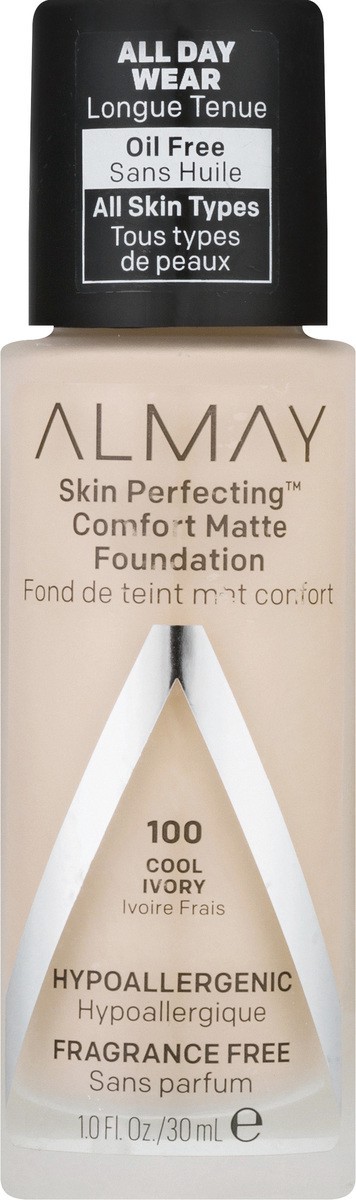 slide 5 of 12, Almay Skin Perfecting Cool Ivory 100 Comfort Matte Foundation 1 oz, 1 oz