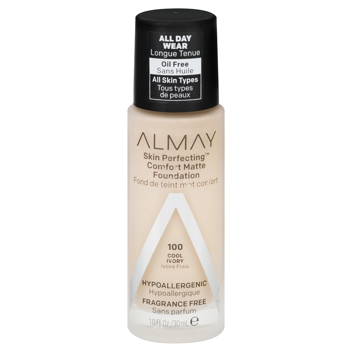 slide 1 of 12, Almay Skin Perfecting Cool Ivory 100 Comfort Matte Foundation 1 oz, 1 oz