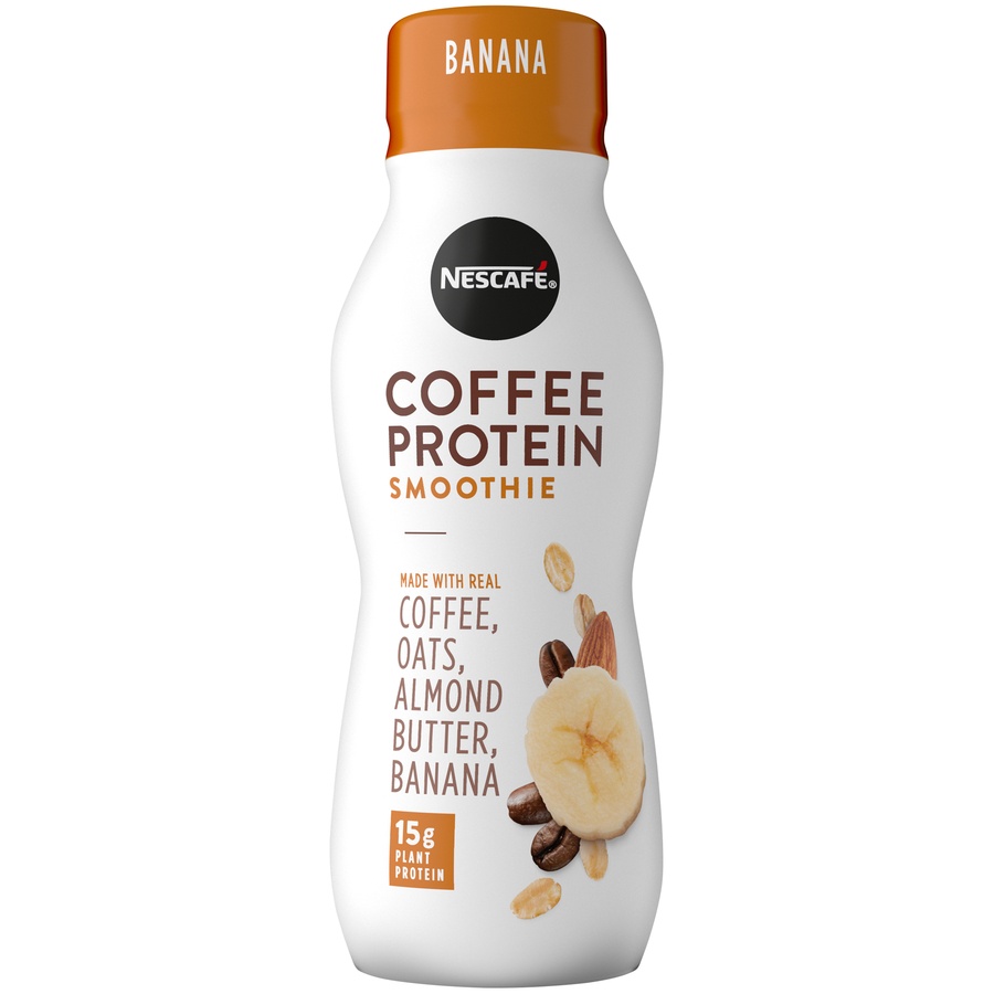 slide 1 of 7, Nescaféé Banana Coffee Protein Smoothie, 11 fl oz