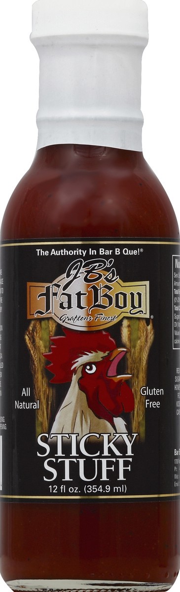 slide 1 of 2, JBs Fat Boy Sticky Stuff 12 oz, 12 oz