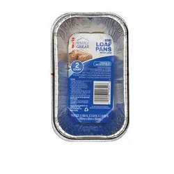 Weis Quality Mini Loaf Pans with Lid 2pk Foilware