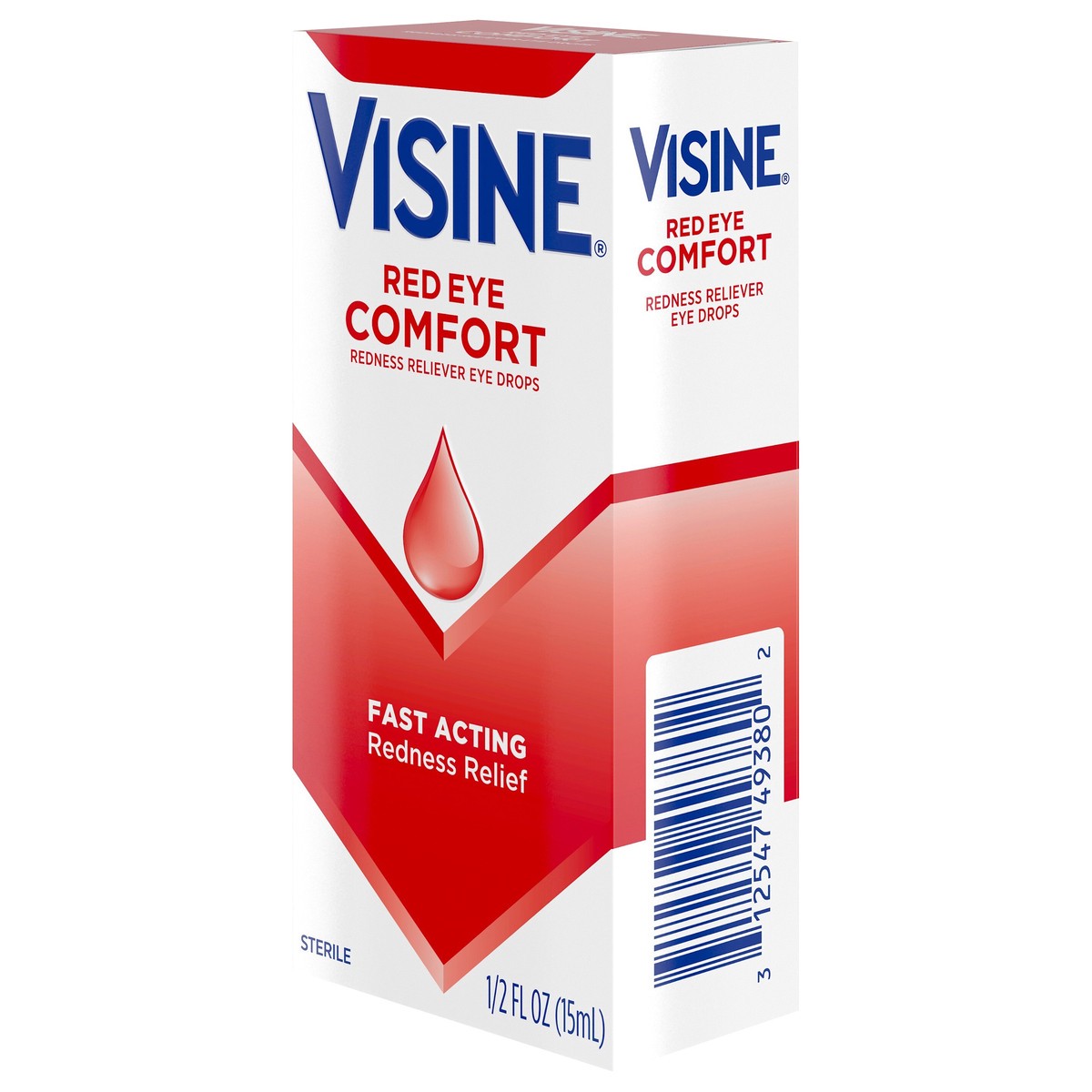 slide 5 of 7, Visine Red Eye Comfort Redness Reliever Eye Drops, 0.5 Fl. Oz, 0.50 fl oz