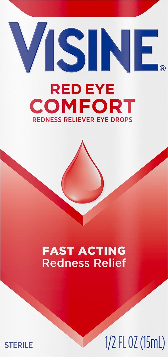 slide 7 of 7, Visine Red Eye Comfort Redness Reliever Eye Drops, 0.5 Fl. Oz, 0.50 fl oz