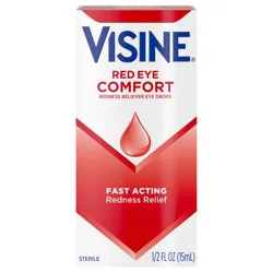 Visine Red Eye Comfort Redness Reliever Eye Drops, 0.5 Fl. Oz