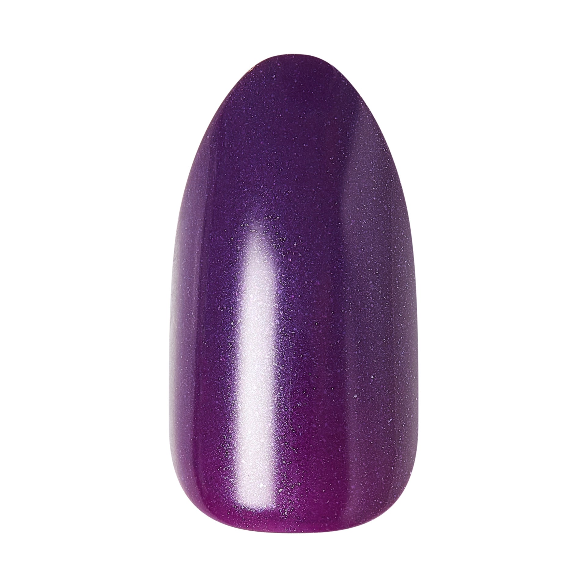 slide 5 of 5, imPRESS Color Press-On Nails, Halloween, No Glue Needed, Purple, Medium Almond, 33Ct., 34 pc