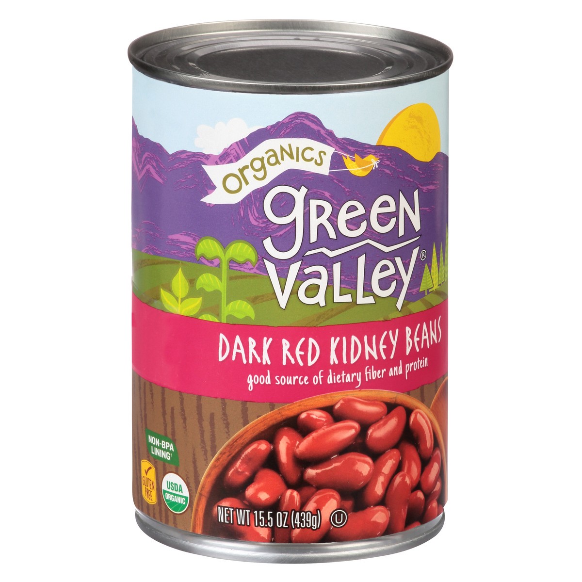 slide 2 of 9, Green Valley Organics Dark Red Kidney Beans, 15 oz