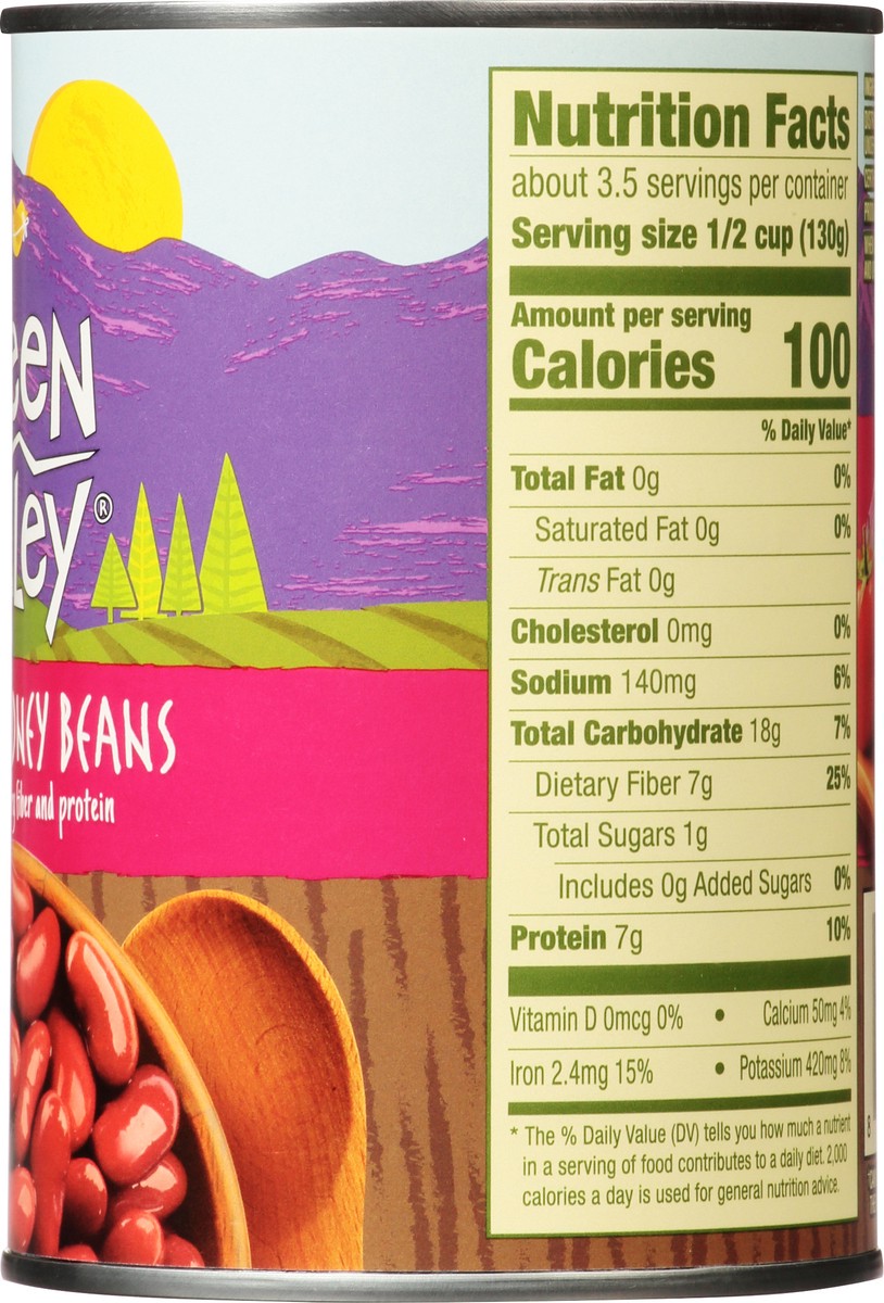 slide 5 of 9, Green Valley Organics Dark Red Kidney Beans, 15 oz