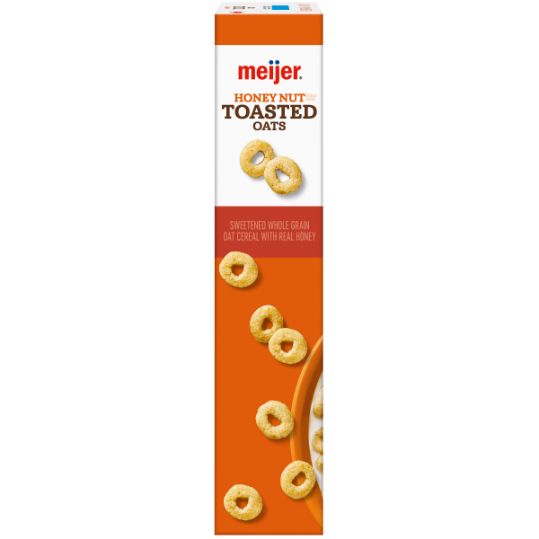 slide 10 of 29, Meijer Honey Nut Toasted Oats, 12.25 oz