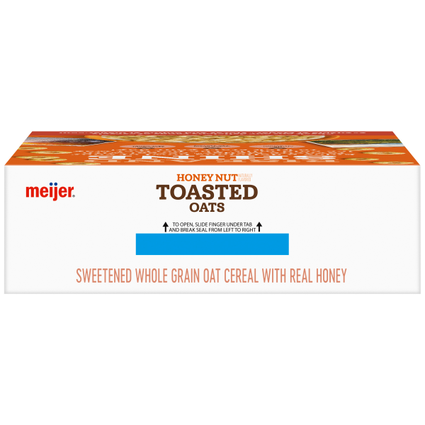 slide 14 of 29, Meijer Honey Nut Toasted Oats, 12.25 oz