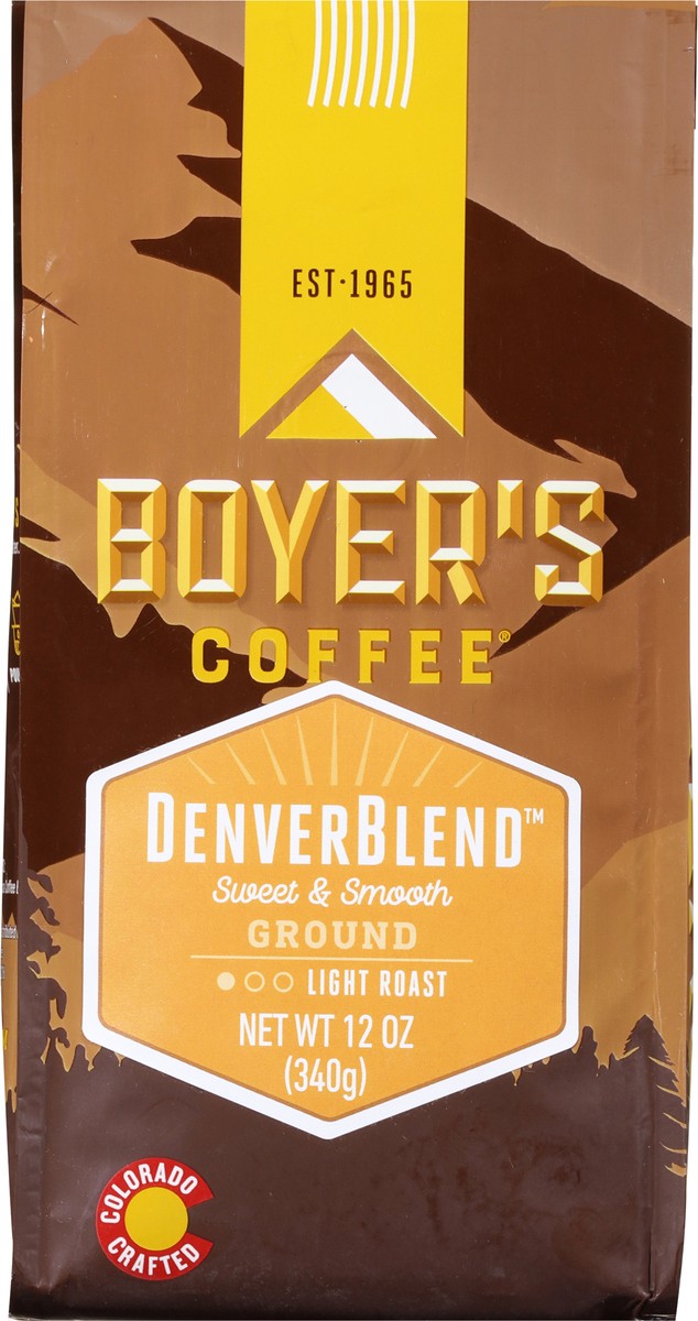 slide 10 of 13, Boyer's Light Roast Ground Denver Blend Coffee - 12 oz, 12 oz